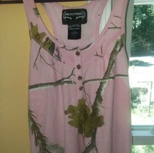 Pink camo tank